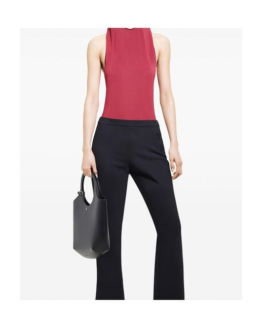 Courreges Red Illusion Bodysuit