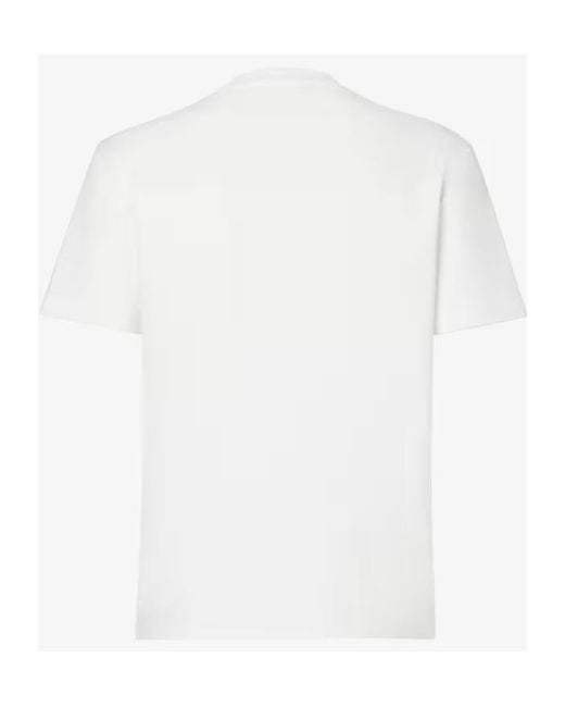 Fendi White Itina Patch Crewneck T-Shirt