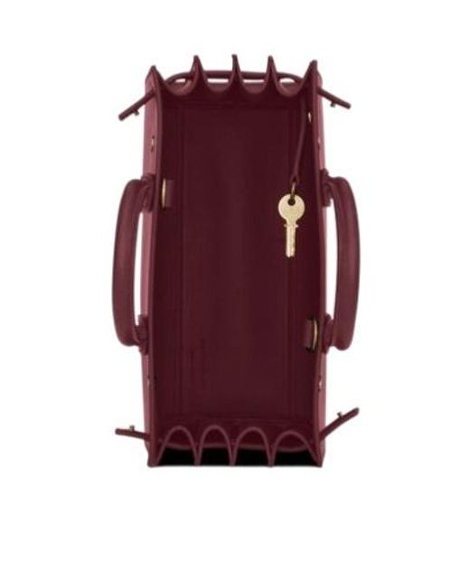Saint Laurent Red Classic Sac De Jour Nano Tote Bag