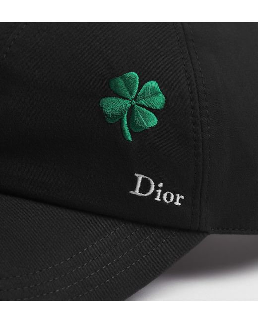Dior Black Clover Cap for men