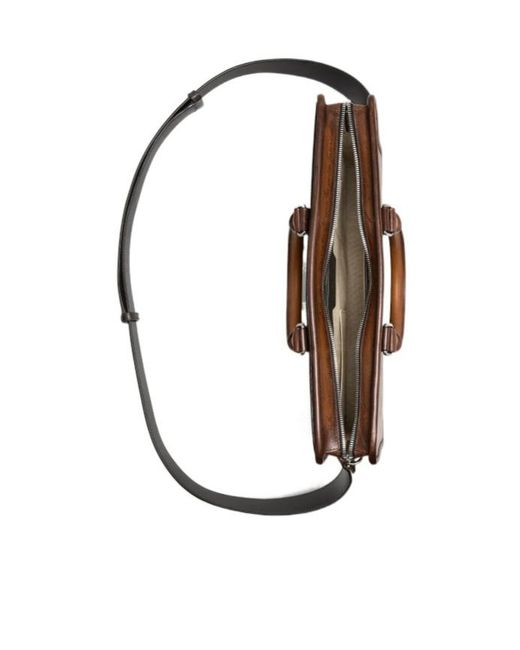 Berluti Brown Un Jour Mini Briefcase for men