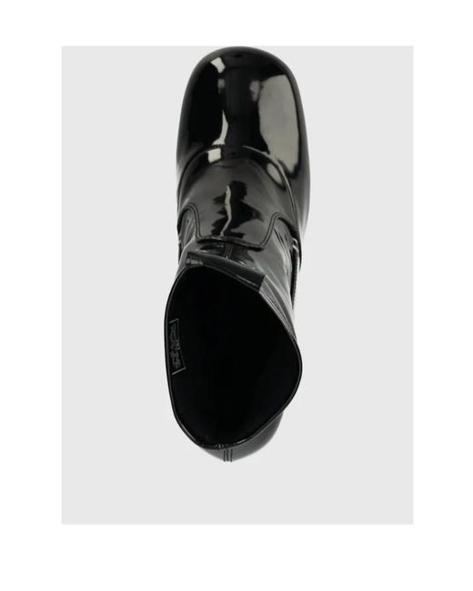 ARMANI EXCHANGE Black Logo Boots