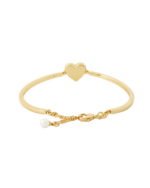 COACH White Heart-Shaped Bracelet
