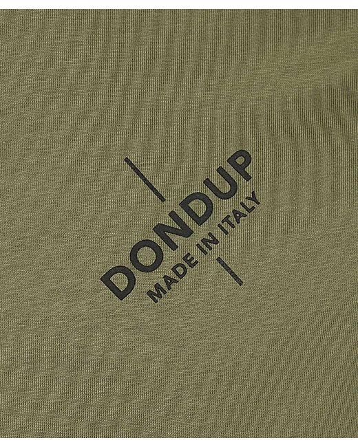 Dondup Green Logo Crew Neck T-Shirt for men
