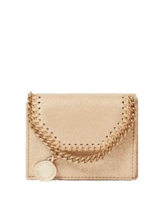 Stella McCartney Natural Tri Fold Falabella Wallet
