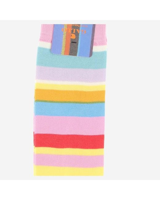 Gallo Orange Printed Socks for men