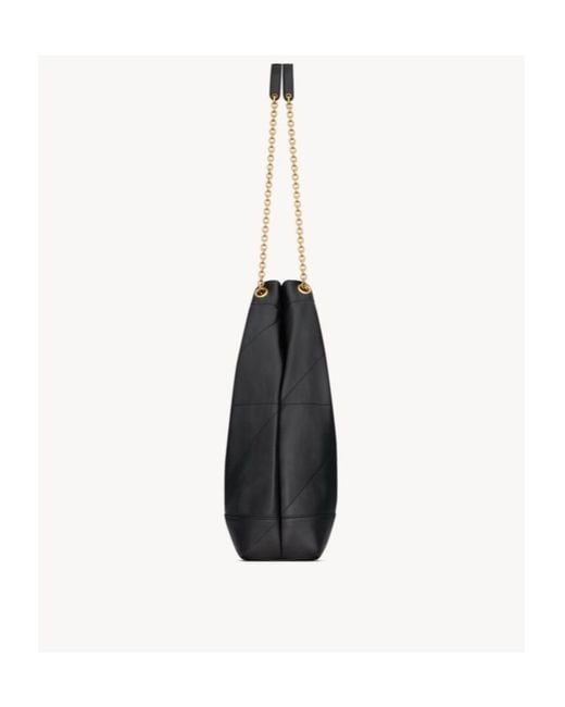 Saint Laurent Black Large Jamie Pochon Shoulder Bag