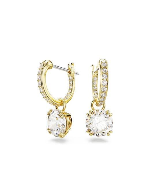 Swarovski Metallic Constella Drop Earrings