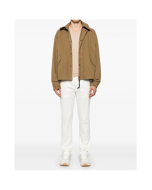 Aspesi Natural Hooded Casual Jacket for men