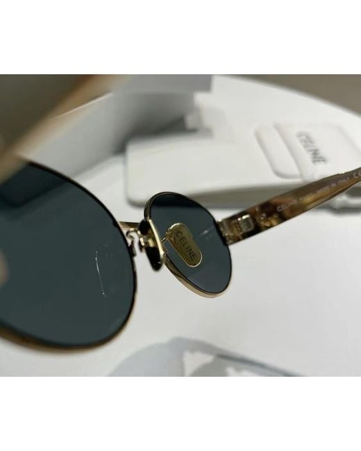 Céline Green Triomphe Metal 01 Sunglasses