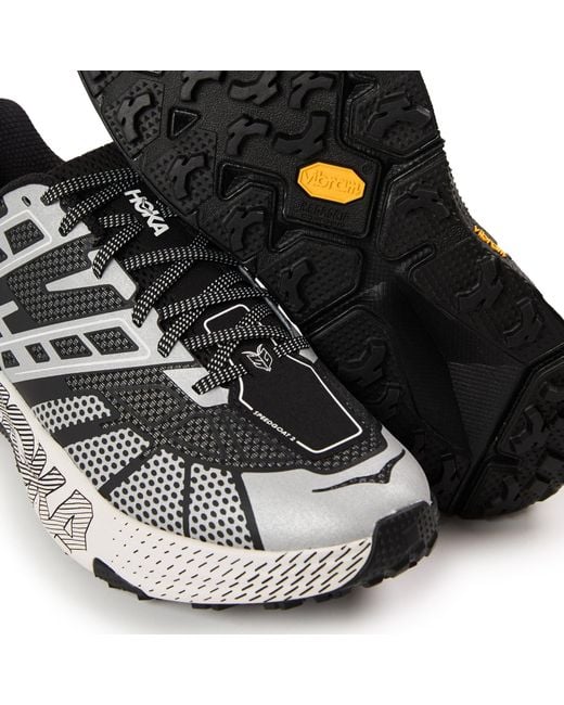 Hoka One One Black Trail Running Shoes for men