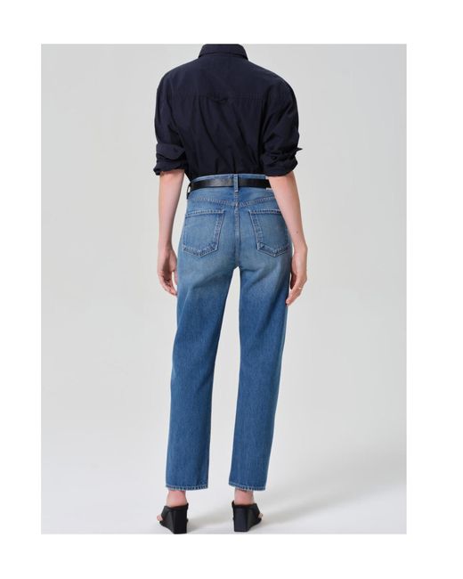 Citizens of Humanity Blue Blaine Straight-Leg Jeans