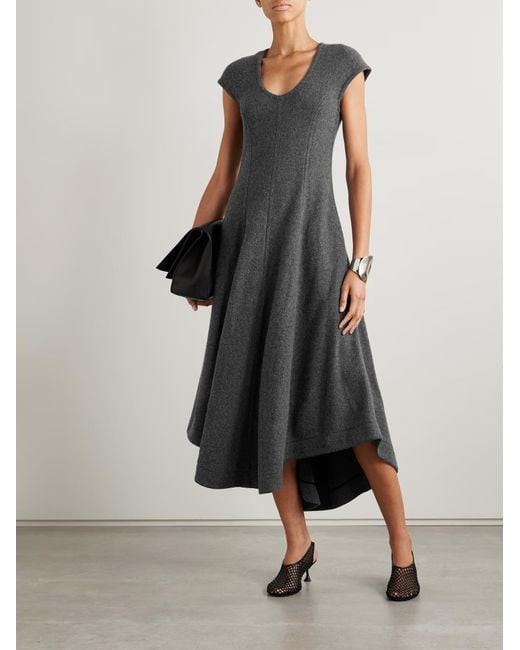 Proenza Schouler Gray Delilah Patchwork Dress