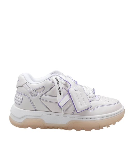 Off-White c/o Virgil Abloh Gray Round-Toe Sneakers for men