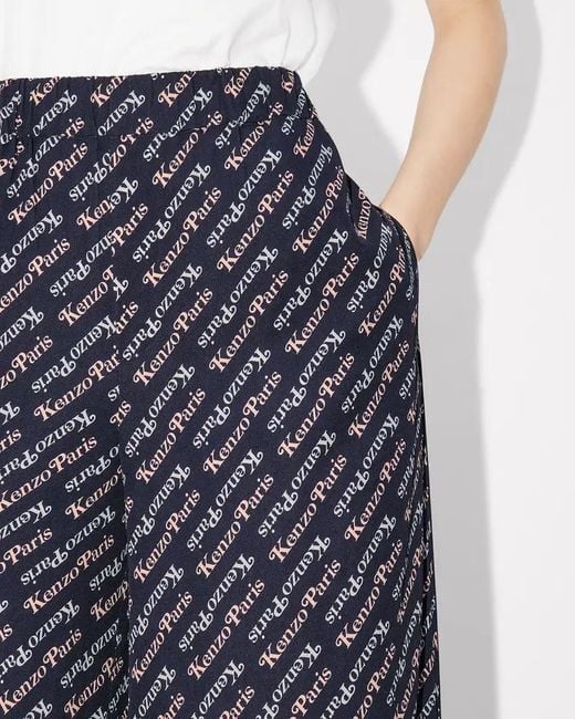KENZO Blue Verdy Pajama Pants