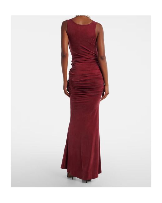 Vivienne Westwood Red Liz Draped Jersey Dress