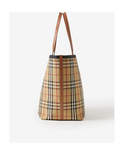 Burberry Natural Large London Tote Bag