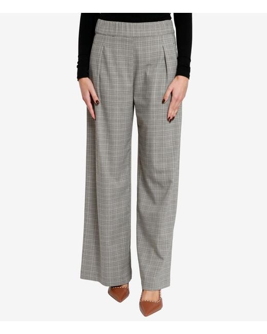 Semicouture Gray Elastic Waist Casual Pants