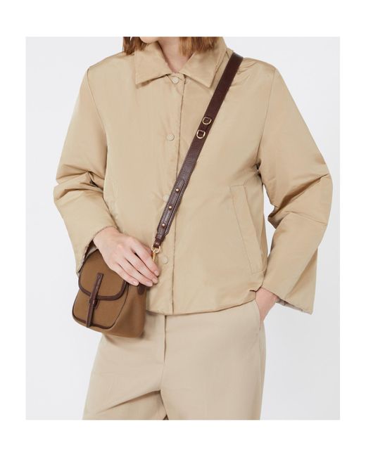 Weekend by Maxmara Natural Mimma Button-Up Reversible Jacket