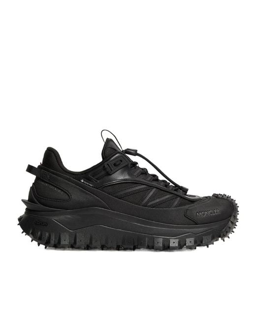 Moncler Black Trailgrip Gtx Chunky Low-Top Sneakers for men