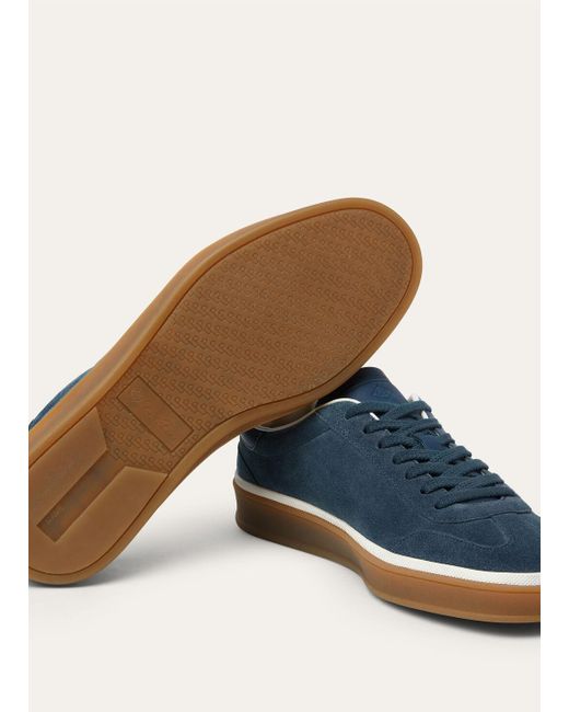 Loro Piana Blue Tennis Walk Sneaker