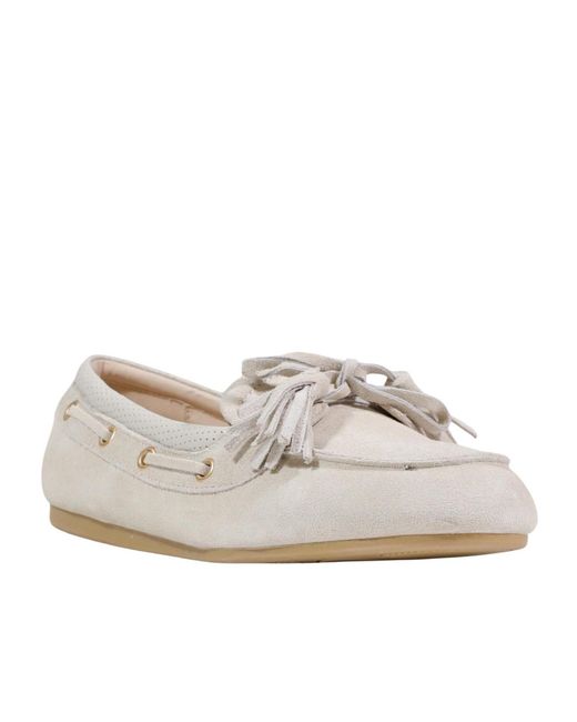 Liu Jo White Tassel Flat Loafers