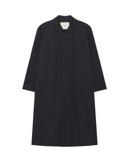 DUNST Black Buttoned Coat for men