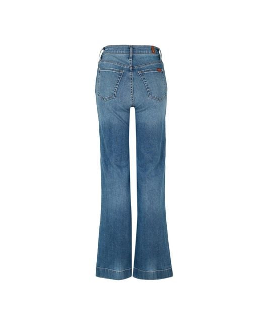 7 For All Mankind Blue Slim Fit Jeans