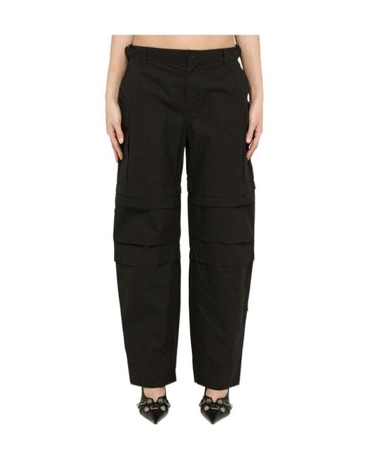 Wardrobe NYC Black Low-Rise Pocket Casual Pants