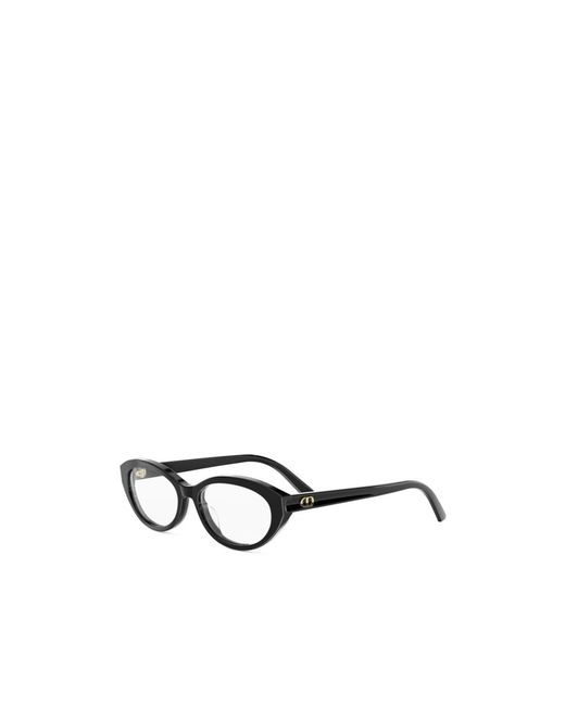Dior White Eyewear Oval Frame Glasses for men