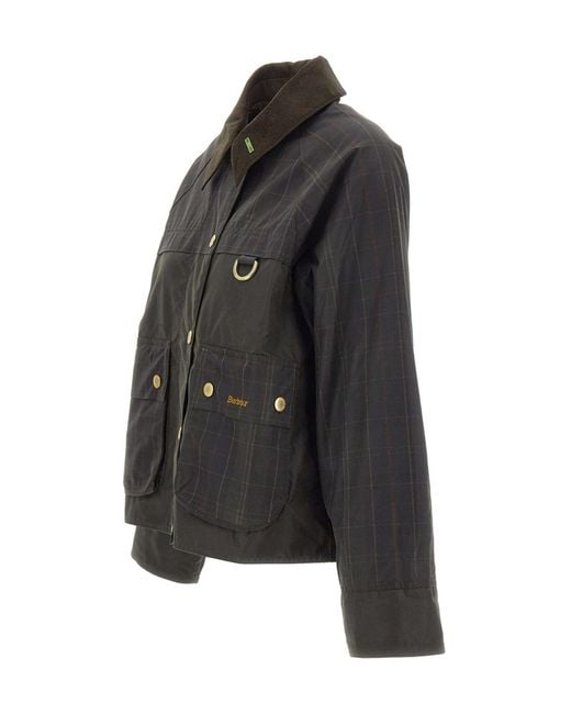 Barbour Black Long-Sleeved Casual Jacket