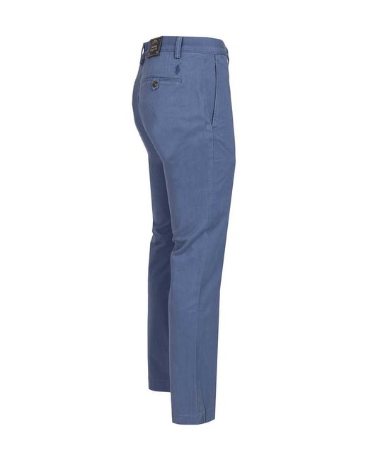Polo Ralph Lauren Blue Bedford Stretch Chino Trousers for men