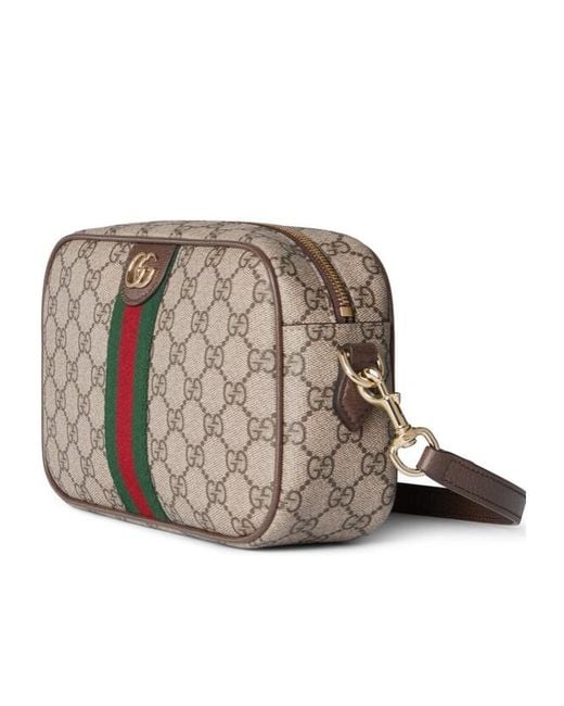 Gucci Brown Ophidia Small Camera Bag