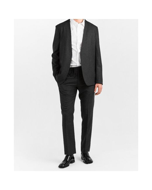 Maison Margiela Black Straight-Leg Casual Trousers for men