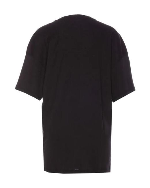 Lemaire Black Short-Sleeved Scoop-Neck T-Shirt