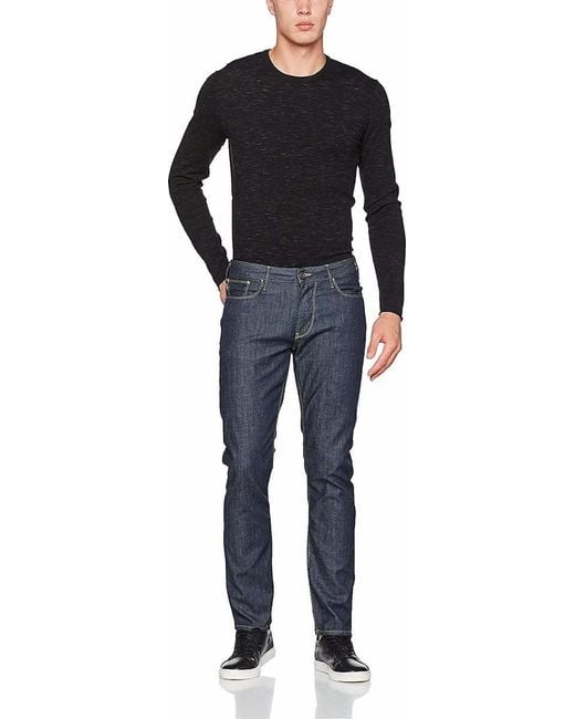 Armani Jeans Blue Logo Jeans for men