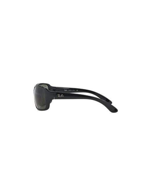 Ray-Ban Green Rectangle-Frame Sunglasses