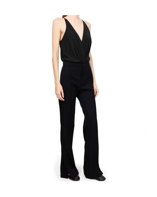 Chloé Black Straight Leg Trousers