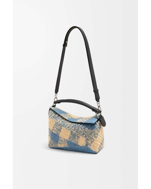 Loewe Blue Small Puzzle Edge Bag