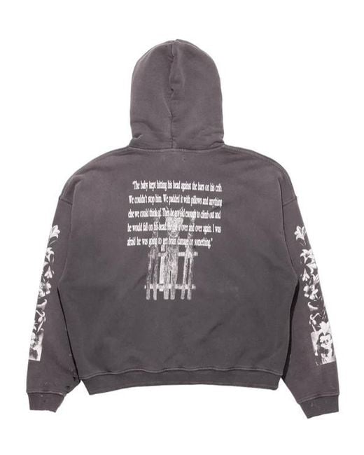 Enfants Riches Deprimes Gray Enfants Riches Déprimés Long Sleeve Graphic Hoodie for men