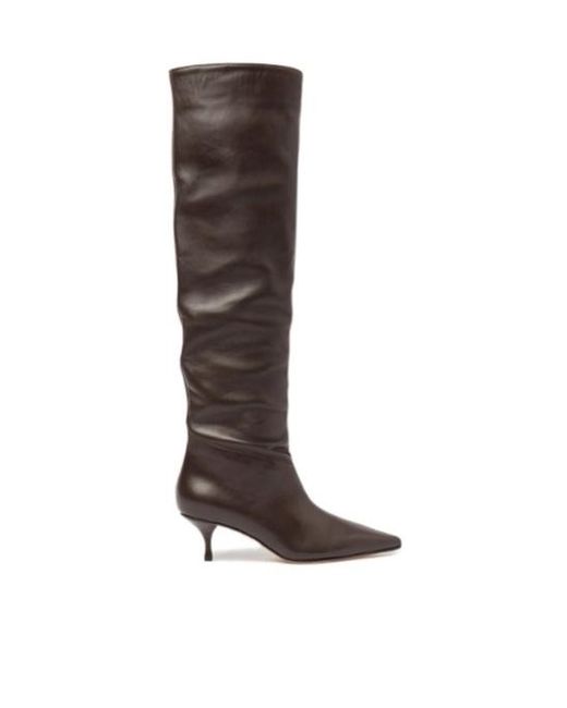 SCAROSSO Women's Brown Barbara Boots