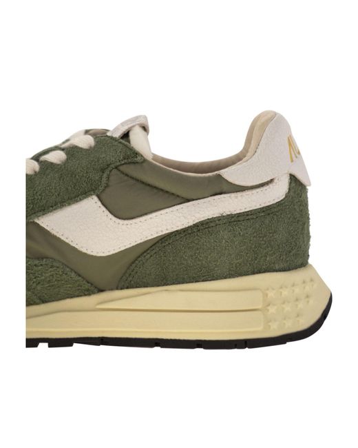 Autry Green Reelwind Low-Top Sneakers for men