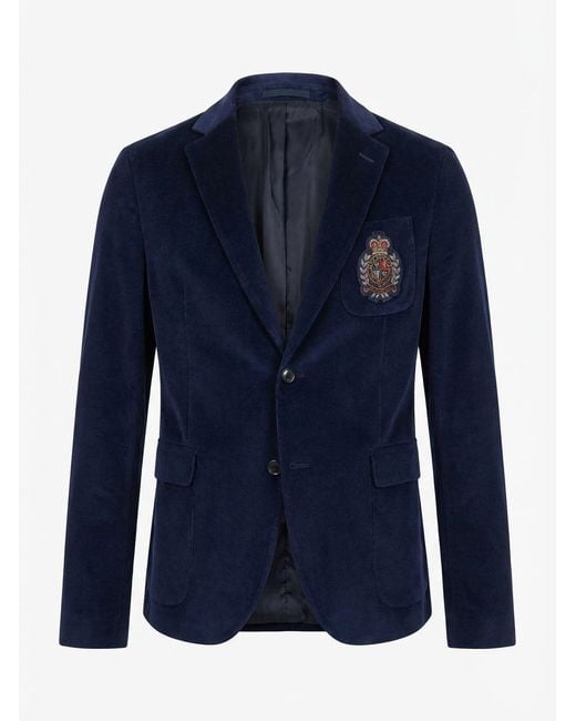 Gucci Blue Classic Suit Coat for men