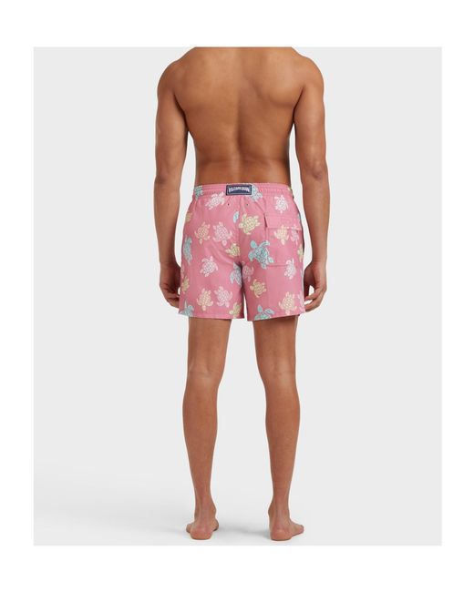 Vilebrequin Red Elastic Waist Shorts for men