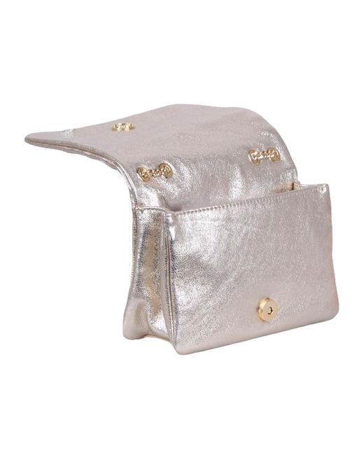 Coccinelle Gray Dulse Mini Shoulder Bag