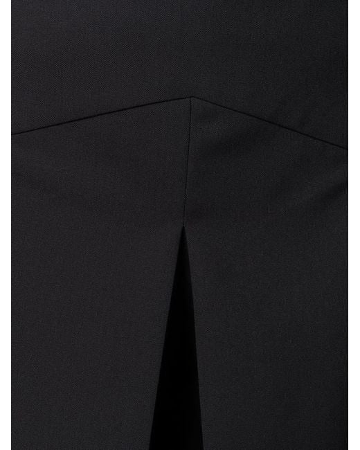 Givenchy Black A-Line Skort