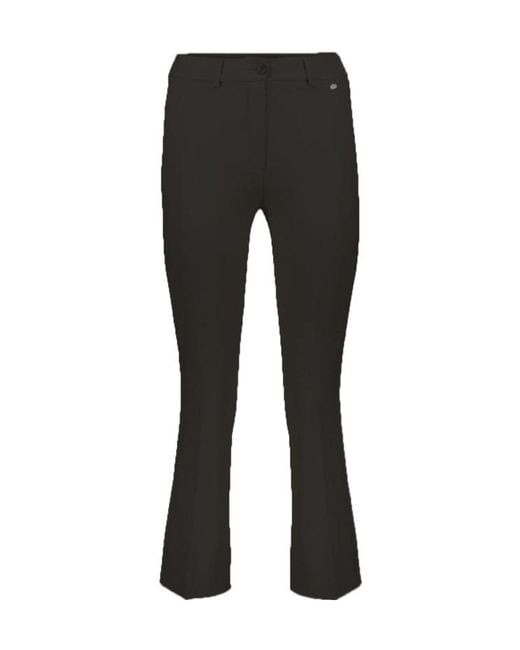Herno Black Straight-Leg Casual Pants