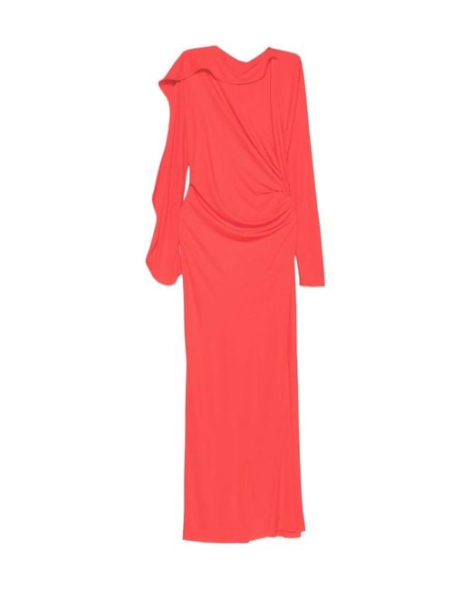 Victoria Beckham Red Long Dress