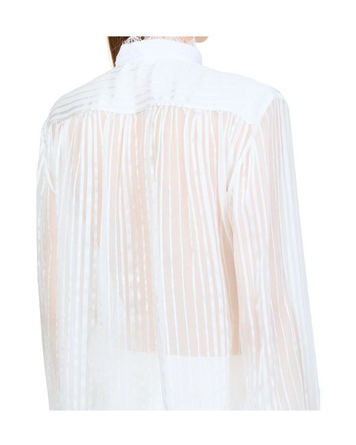 Chloé White Long Sleeve Shirt