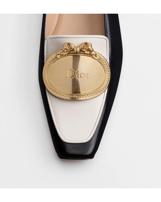 Dior Black Médaillon Loafer